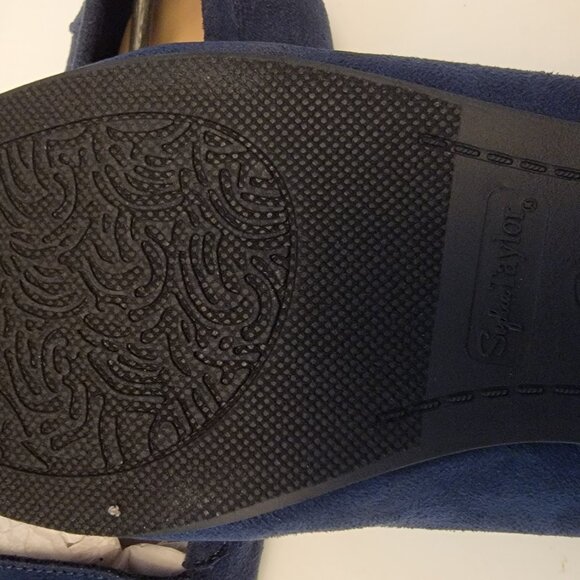 New in Box Blue Faux Suede loafers - Picture 5 of 6